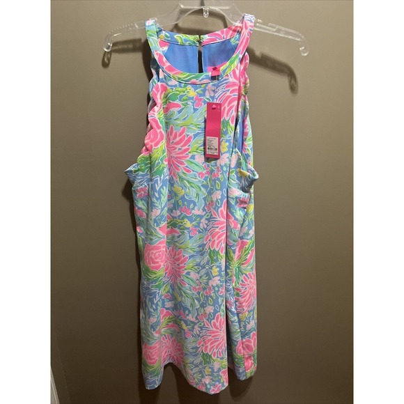 Lilly Pulitzer Dresses & Skirts - Lilly Pulitzer Size XL Tabby Shift Dress Zanzibar Blue Blue Bunny Business